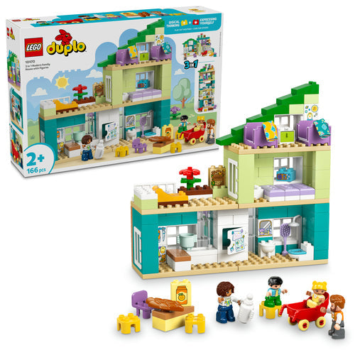 LEGO - DUPLO Town - 3-in-1 Modern Family House with Figures (10470) Lego