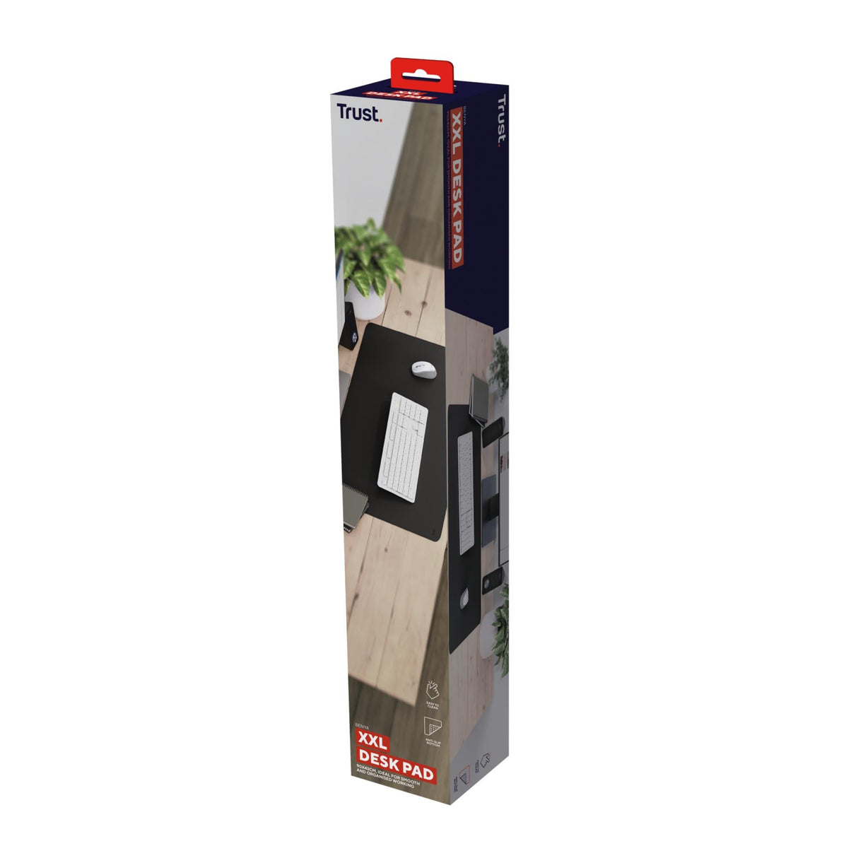 TRUST BENYA XXL DESK PAD - BLACK TRUST