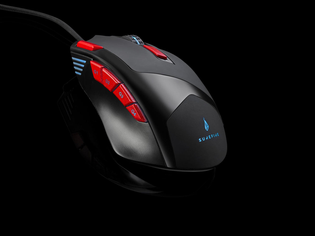 SUREFIRE - Eagle Claw Gamingmus med 9 knappar RGB