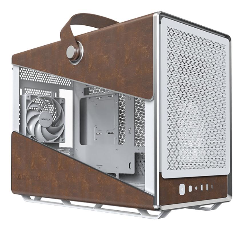 Montech Heritage PRO White, mATX w 4 Fans pre-installed Telon Technology Co Ltd (Montech)