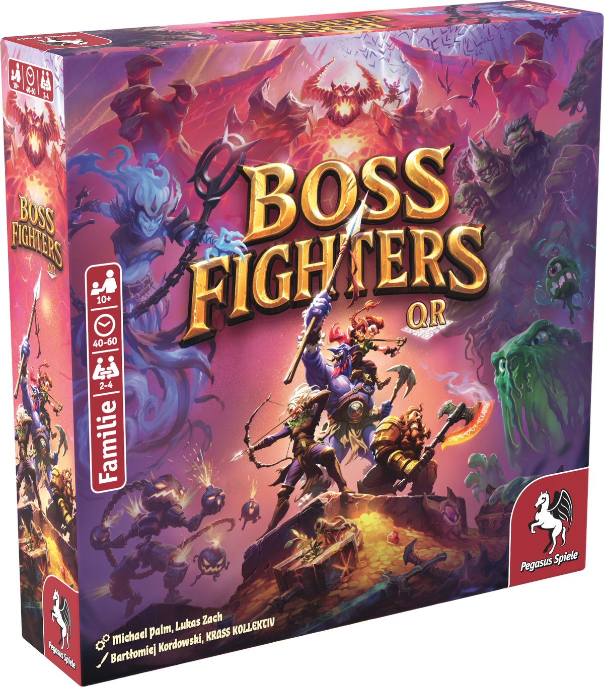 Boss Fighters QR – tysk spilæske
