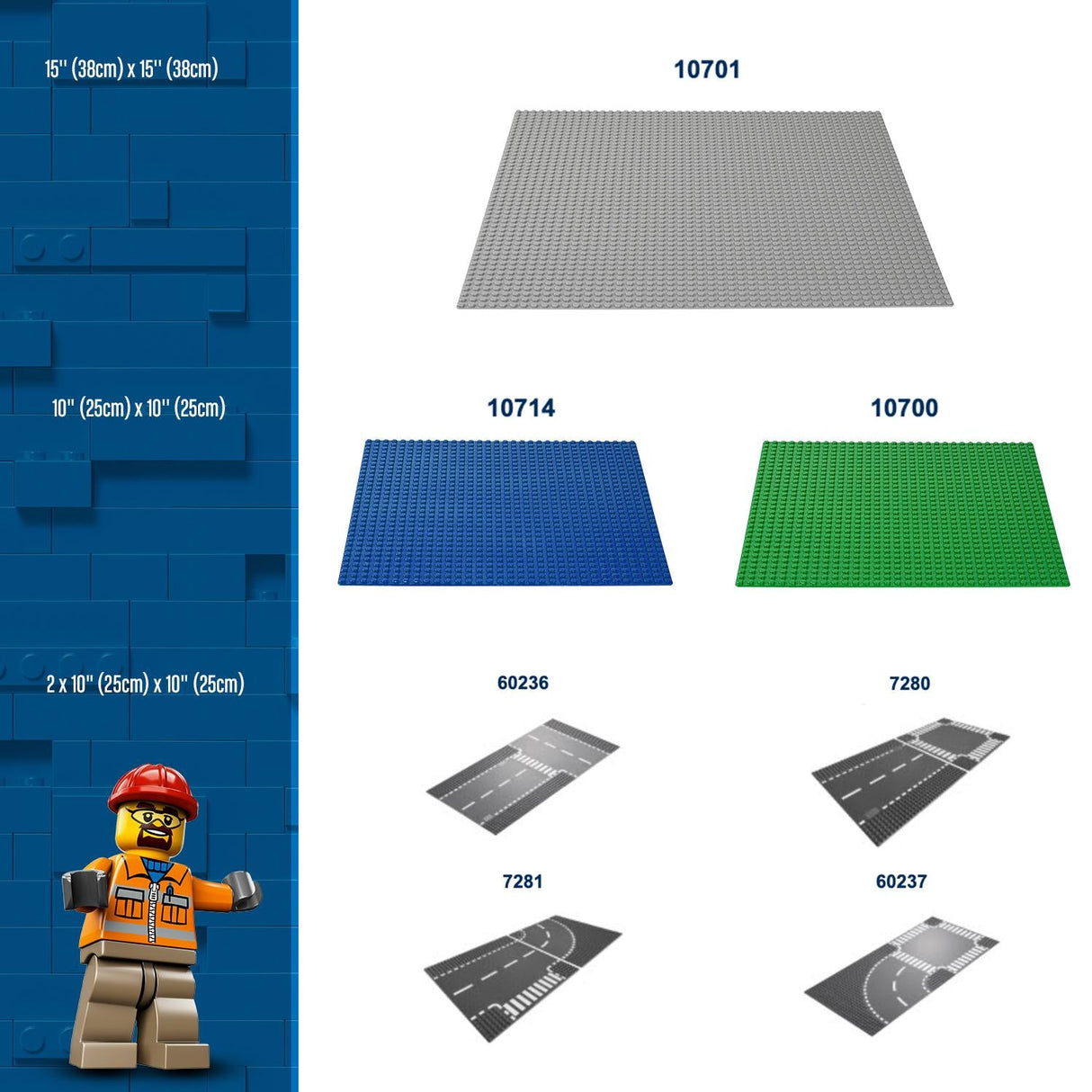 LEGO Classic - Blue Baseplate - 10714 LEGO