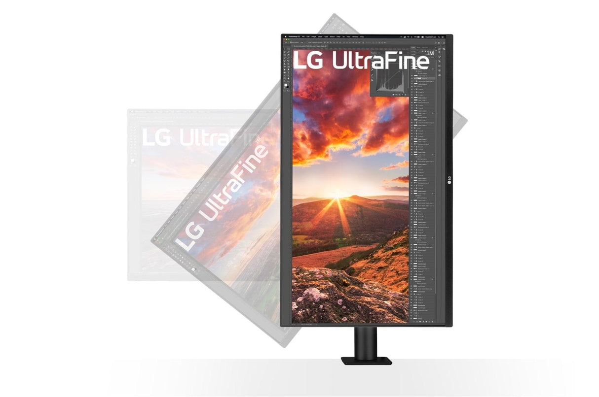 LG UltraFine Ergo 32UN880P-B 32 3840 x 2160 (4K) HDMI DisplayPort USB-C 60Hz Forlæng Træk tilbage Dockingskærm LG Electronics