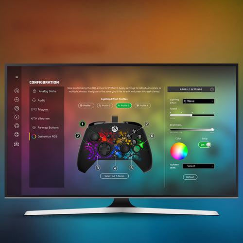 Turtle Beach Afterglow Ignite Time Machine – Xbox/PC – Indstillingssoftware som eksempel