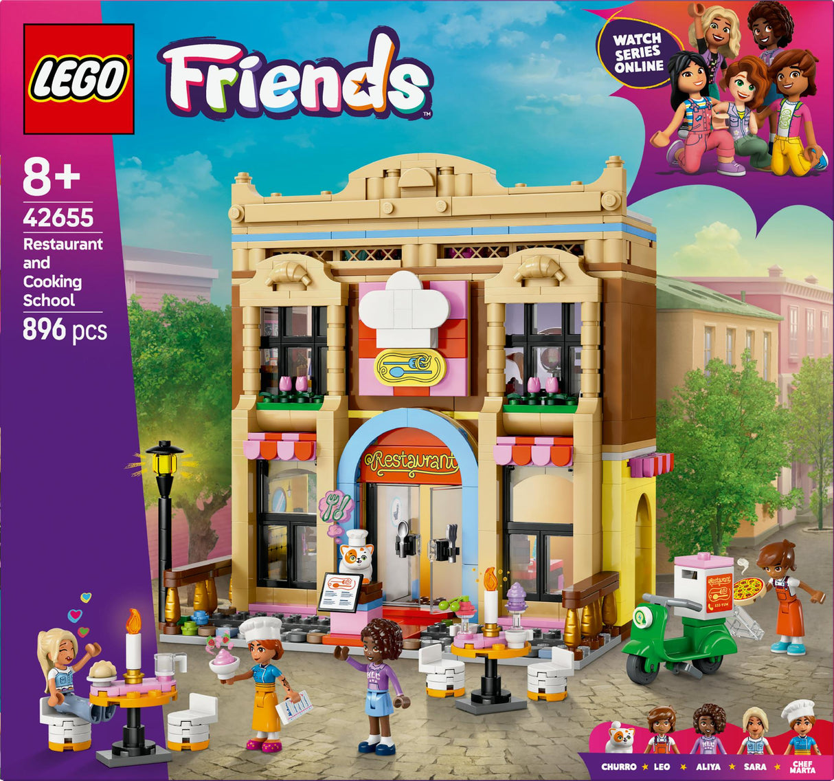 LEGO 42655 Friends Restaurant and Cooking School LEGO