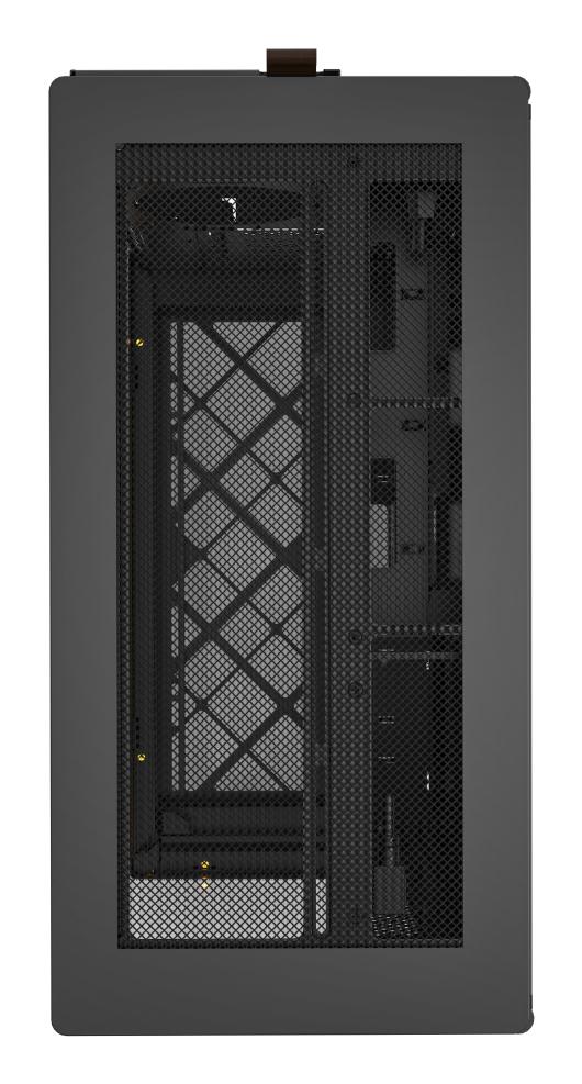 Montech HS02, Glass front, ATX, no fans - Black Telon Technology Co Ltd (Montech)