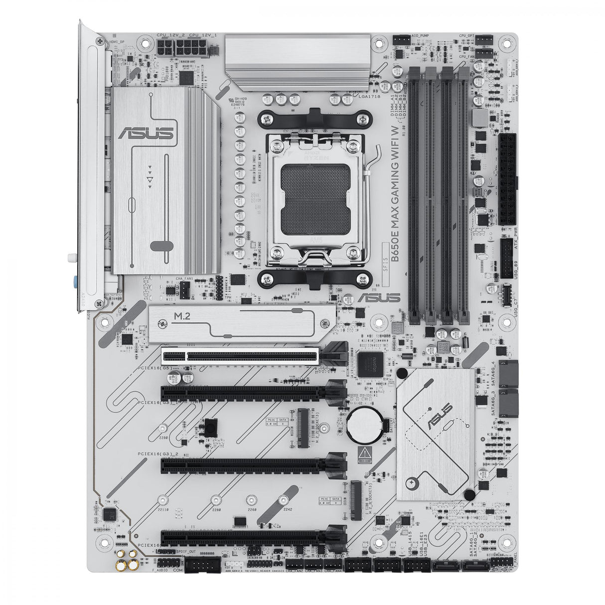 ASUS B650E MAX GAMING WIFI WHITE (ATX, B650, AM5, DDR5) ASUS