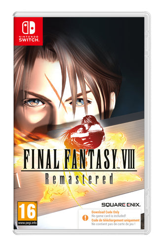 Final Fantasy VIII Remastered Switch Code in a Box – Æske med downloadkode
