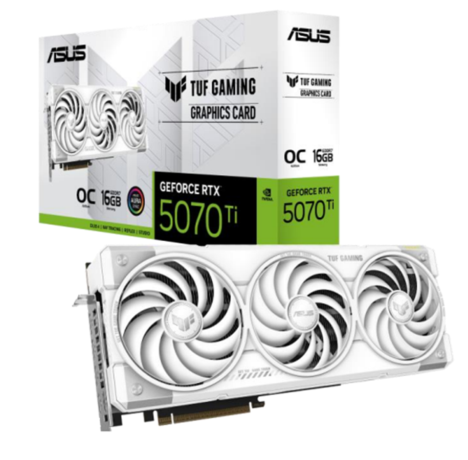 ASUS PCIe TUF-RTX5070TI -O16G-WHITE-GAMING ASUS