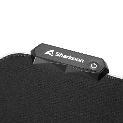 Sharkoon 1337 RGB V2 Gaming Mat 360, gaming mouse pad (black) Sharkoon