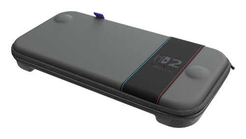 Turtle Beach PlayTrek Slim – Switch 2-etui – Charcoal Black – lukket etui ovenfra