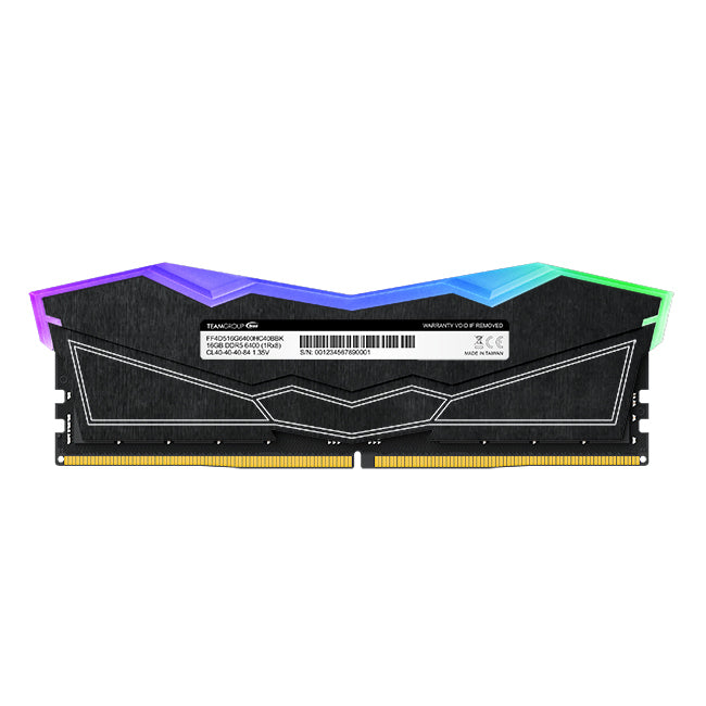 T-Force DELTA RGB DDR5 32GB kit 6400MHz CL40 On-die ECC Team Group