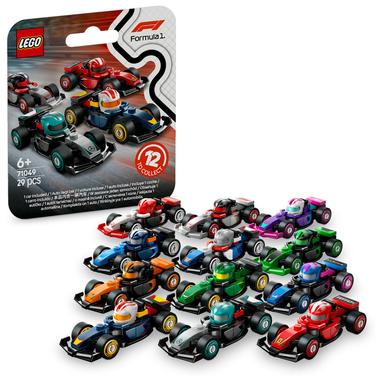 LEGO Mini figures - Mini figures F1 Cars 36pcs. box (71049) LEGO