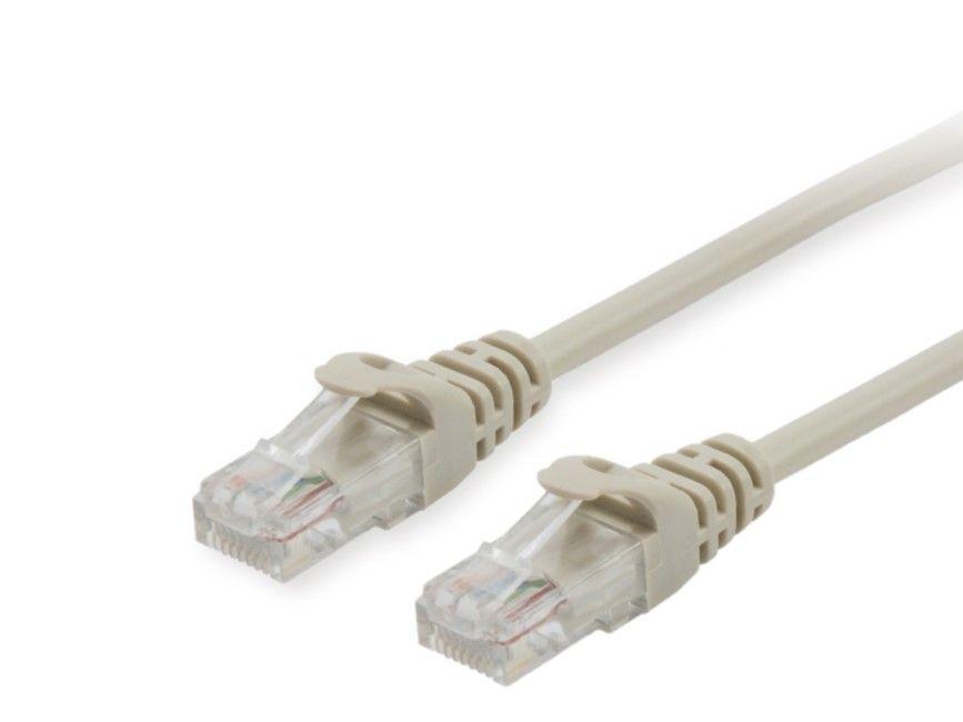 Equip Patchkabel Cat6 U/UTP 2xRJ45 10.00m beige PVC Polybeutel Equip