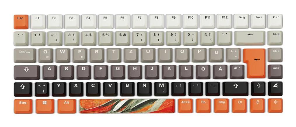 Sharkoon SGK50 S3 Design Bundle D6 – keycaps og musemåtte