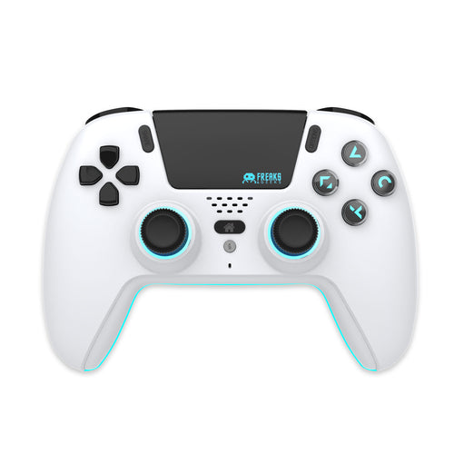 Freaks And Geeks - Wireless Bluetooth Controller for PS5- LED - White Freaks And Geeks