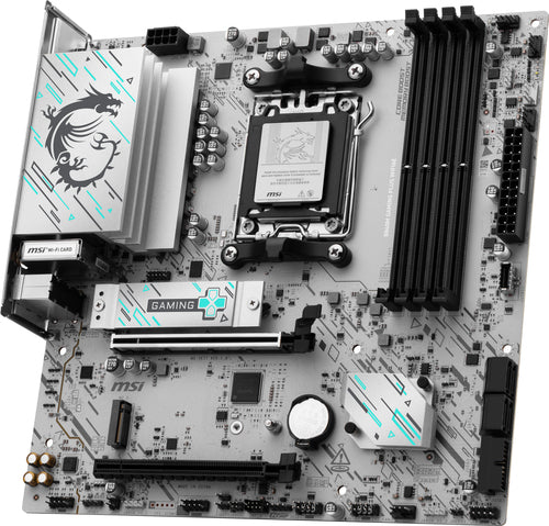 MSI B840M GAMING PLUS WIFI6E bundkort - AM5, micro-ATX - visning 3