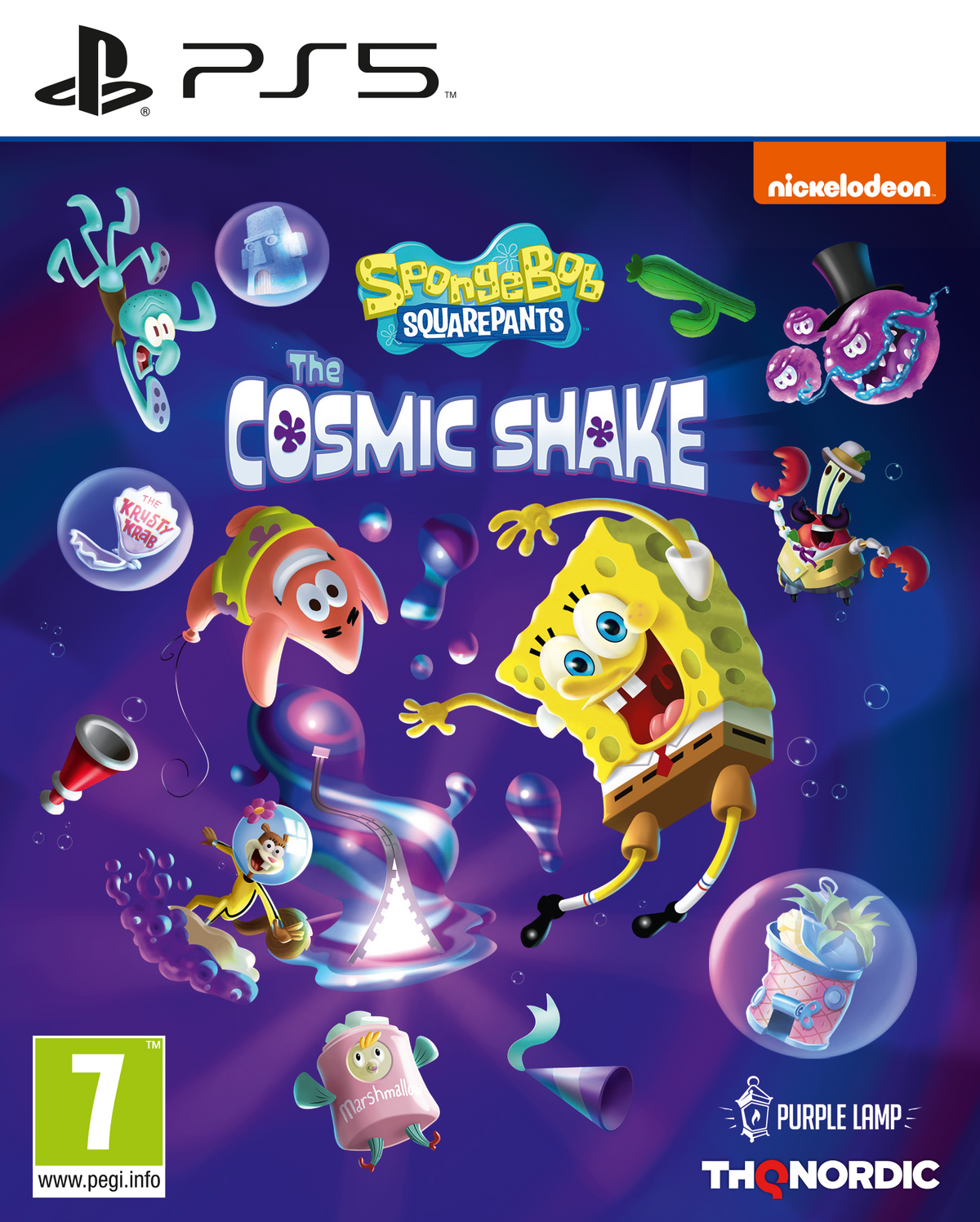 SpongeBob SquarePants The Cosmic Shake - PS5 - omslag