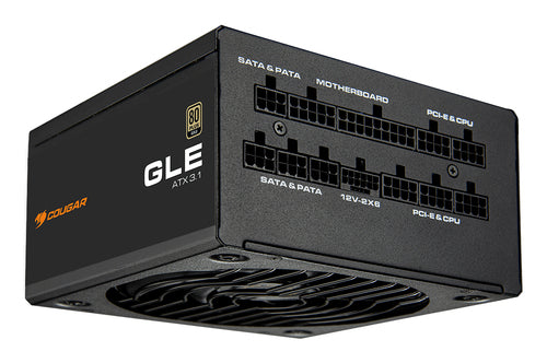 COUGAR GLE 1000W ATX3.1 / 80 Plus Gold strømforsyning – produktdetalje