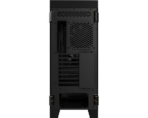 MSI MPG SEKIRA 500G – sort PC-kabinet – bagside og udvidelsespladser