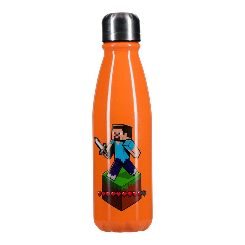 Minecraft Aluminium Dryckesflaska 600 ml – Orange
