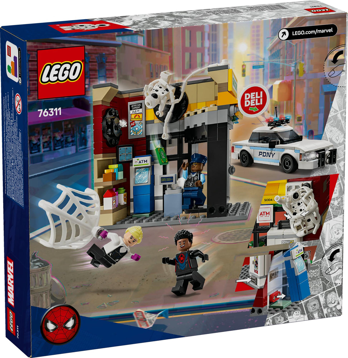 LEGO 76311 Marvel Super Heroes Spider-Verse: Miles Morales vs Spot LEGO