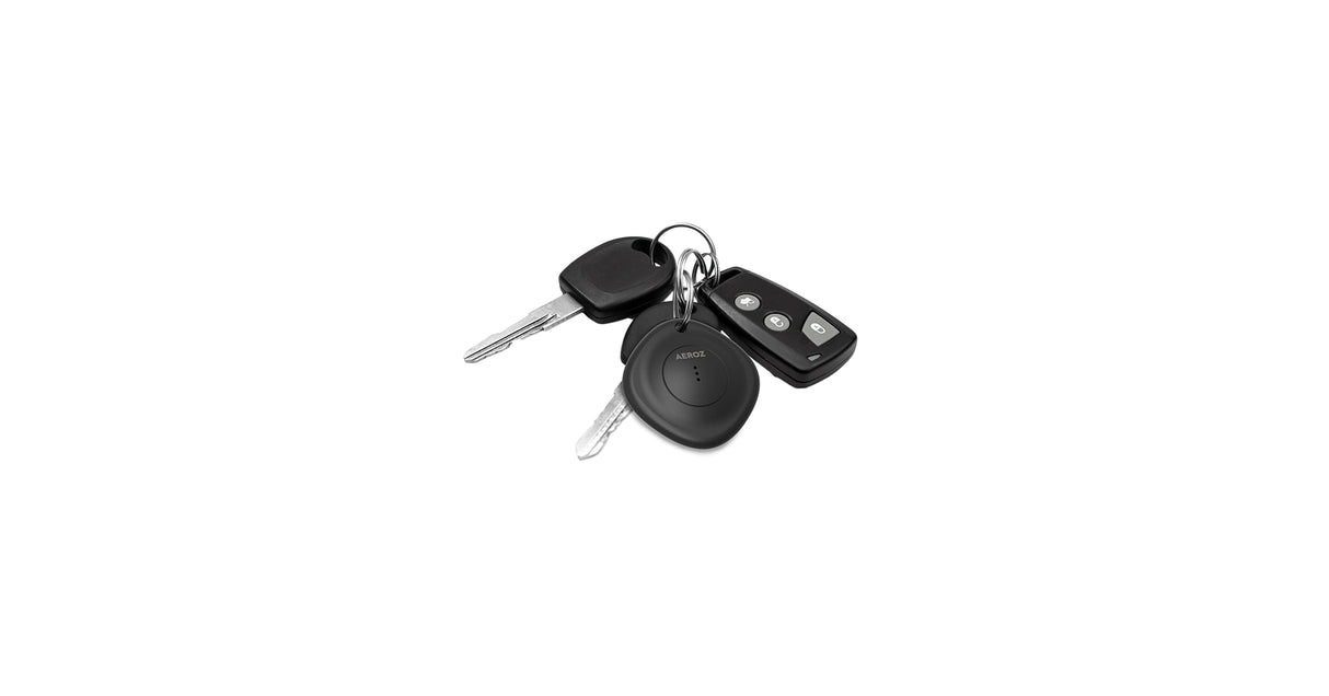 AEROZ - TAG-1000 Black - Key finder for use with iPhone - Works with Apple Find My app
