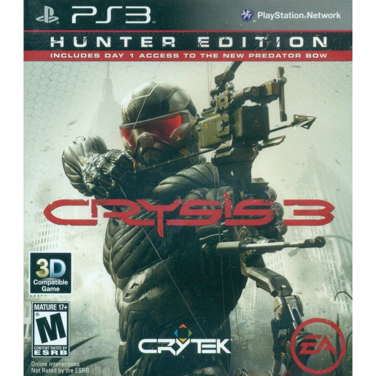 Crysis 3 (Hunter Edition) (Import) – PlayStation 3 – spilomslag