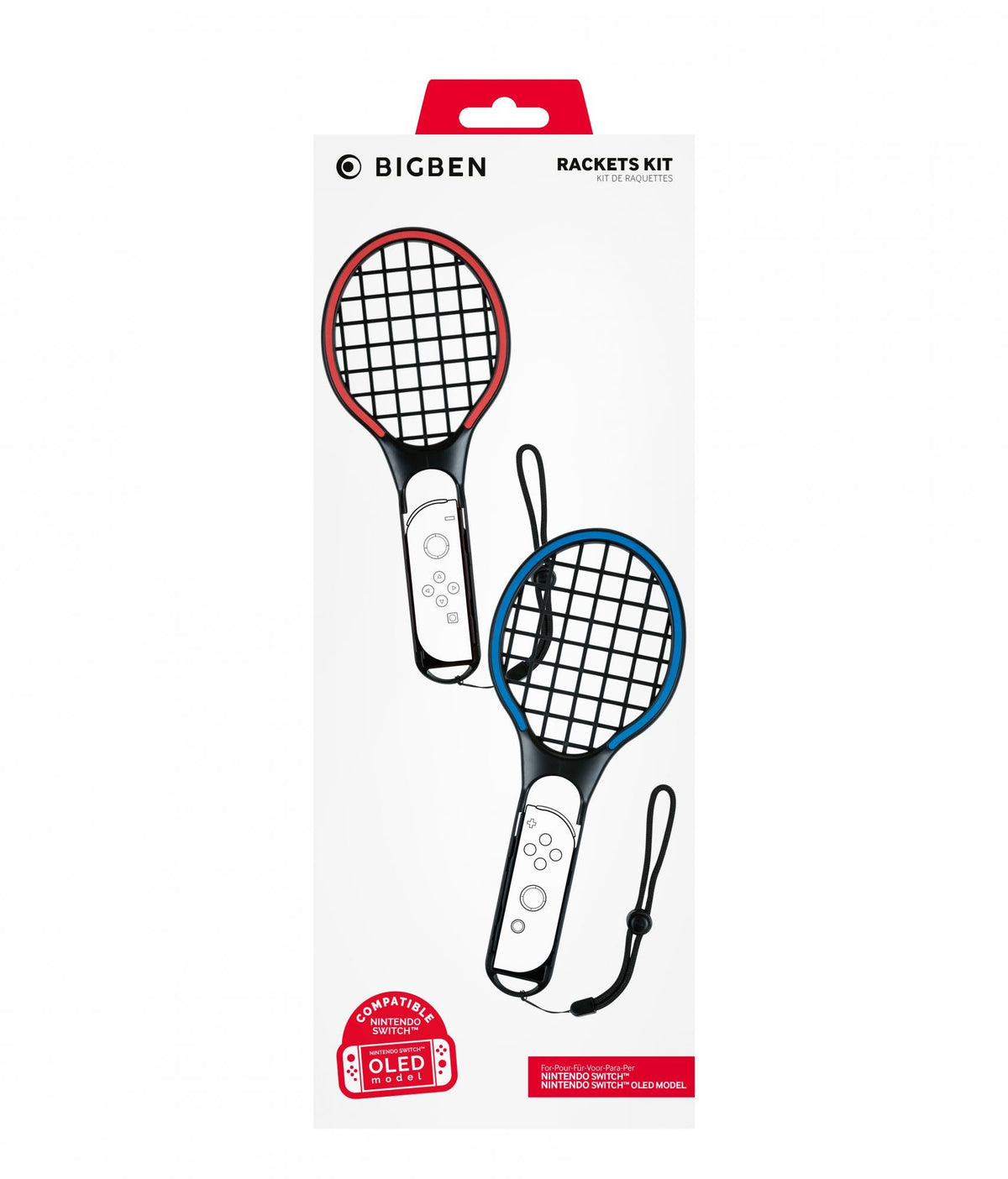 Big Ben Racket For Joy-Con (Red - Blue) /Nintendo Switch Nacon