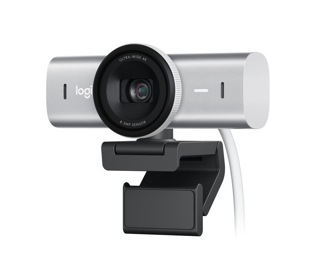 Logitech - MX Brio Ultra HD 4K Collaboration and Streaming Webcam - Pale Grey Logitech