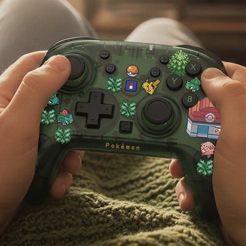 HORI - HORIPAD Turbo Wireless Controller - Pokémon Pixel Green
