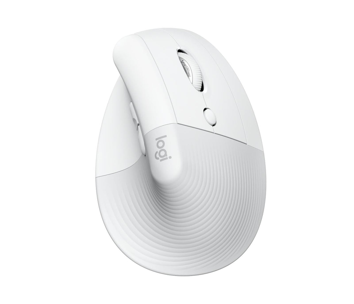Logitech - Lift for Mac Vertical Ergonomic Mouse - OFF-WHITE Logitech
