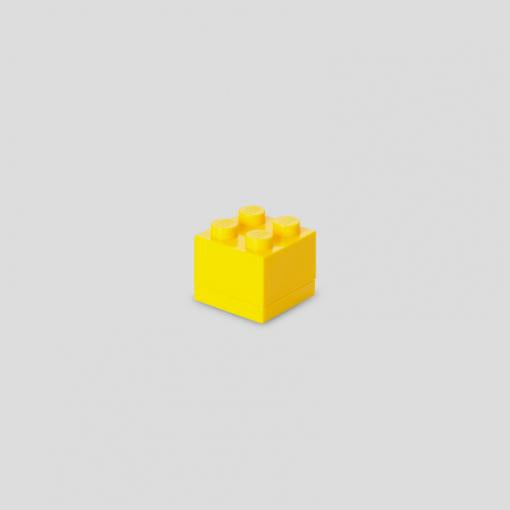 Room Copenhagen LEGO Mini Box 4 yellow - RC40111732 Room Copenhagen
