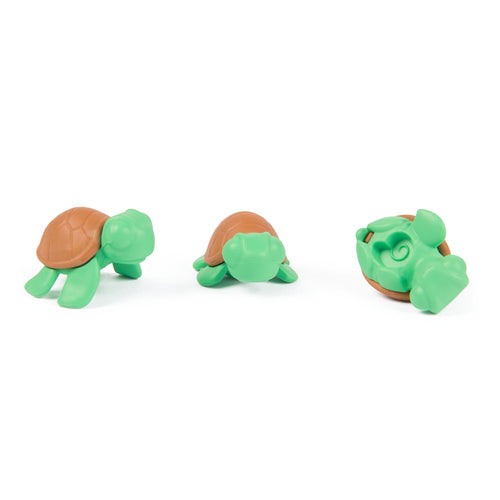 Kinetic Sand Turtle Beach – Sandsæt med skildpadde – 6069781 – tre formede skildpadder
