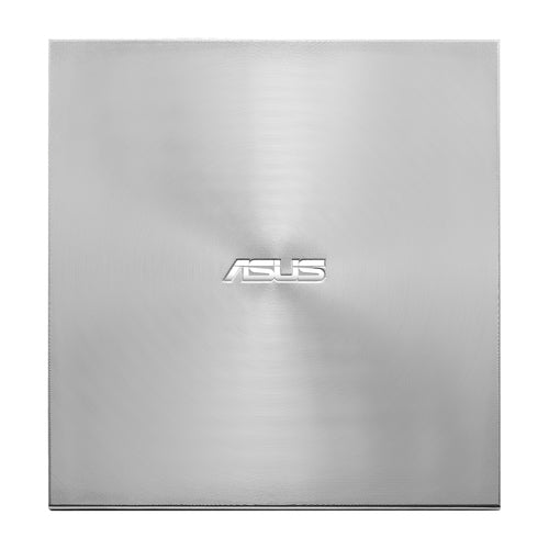 ASUS ZenDrive U8M i sølv set ovenfra med ASUS-logo