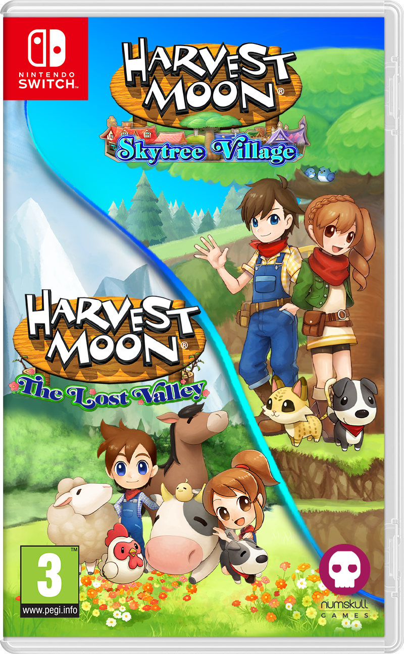 Harvest Moon: The Lost Valley and Skytree Village – Nintendo Switch – spilomslag