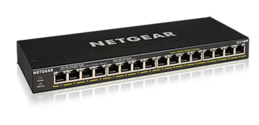 Netgear 16PT GE UNMANAGED SWCH HI-PWR POE+ Netgear International Limited