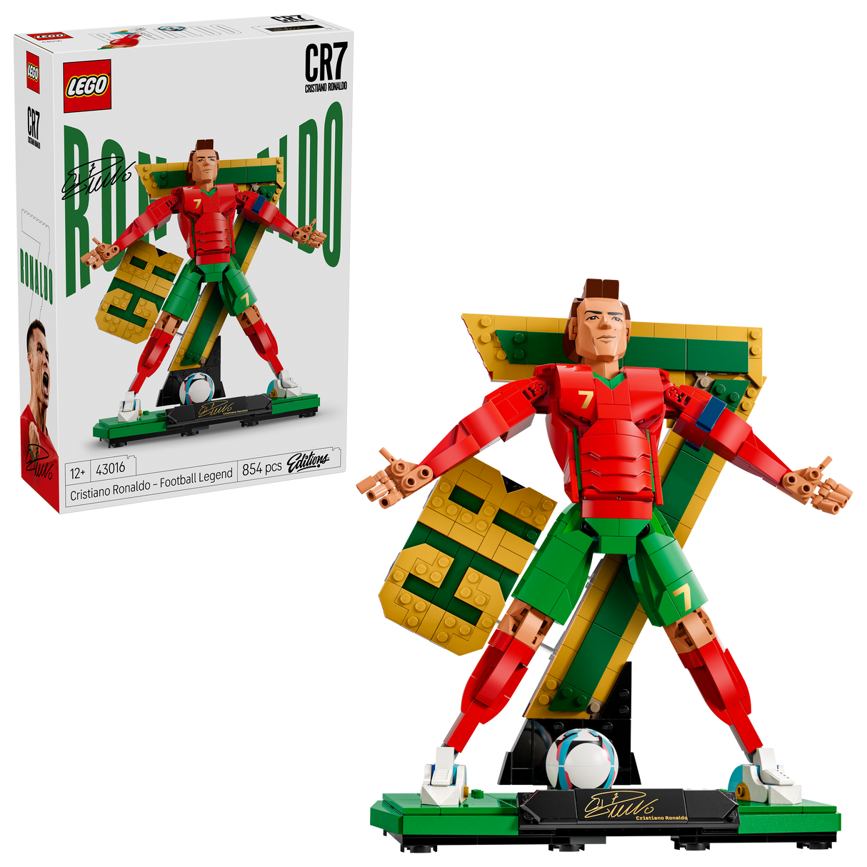 LEGO - Editions Football - Cristiano Ronaldo – Football Legend (43016) Lego