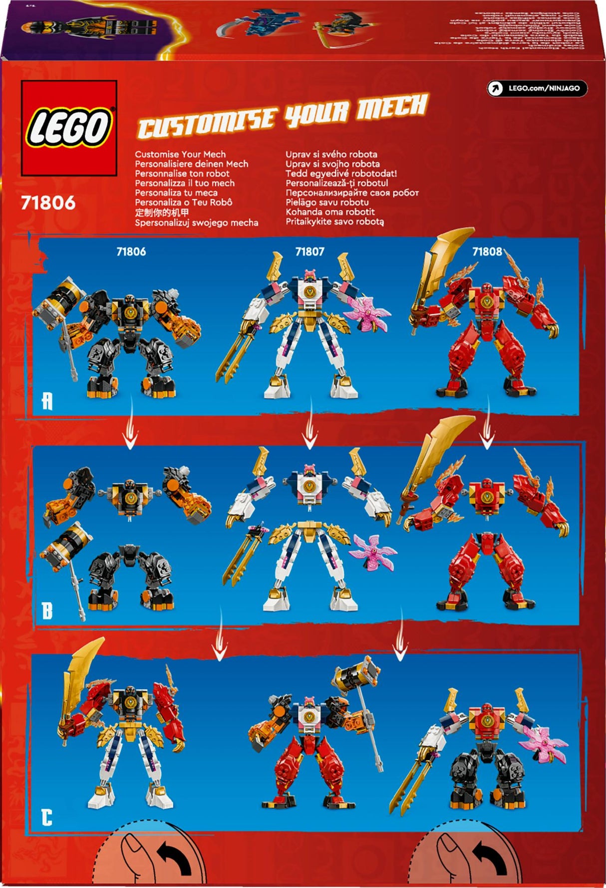 LEGO 71806 Ninjago Cole's Earth Mech LEGO