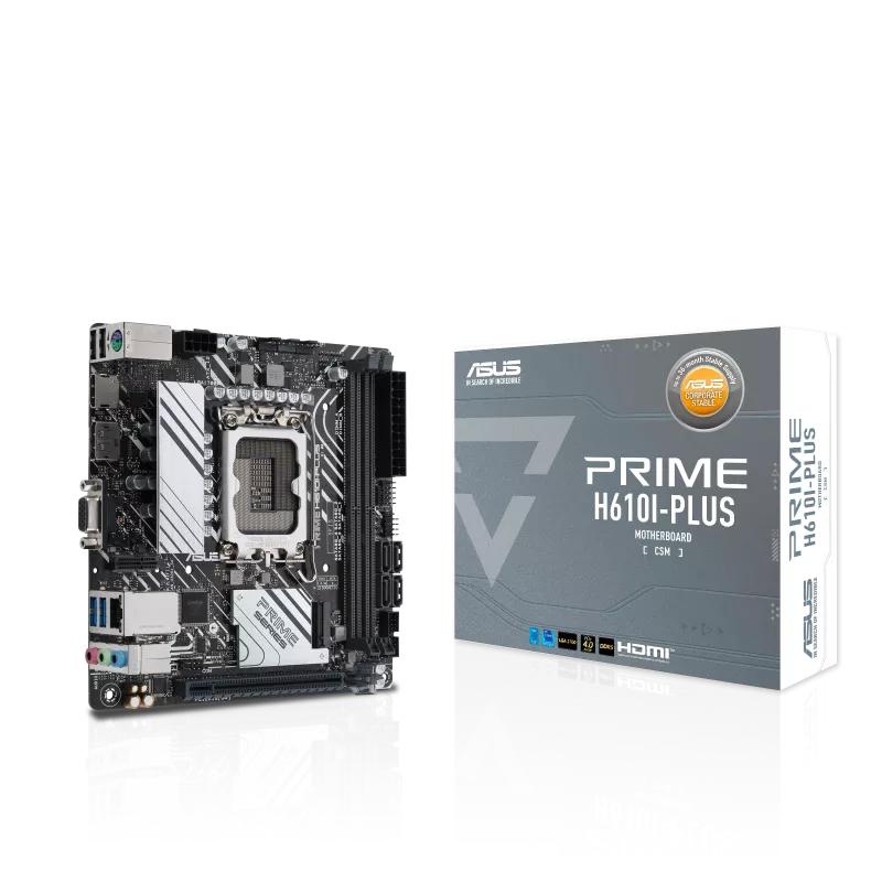 ASUS PRIME H610I-PLUS-CSM (Mini-ITX, H610, LGA 1700, DDR5) ASUS