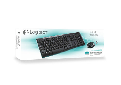 Logitech - MK270 Wireless Keyboard and Mouse Combo Set - Nordic Layout