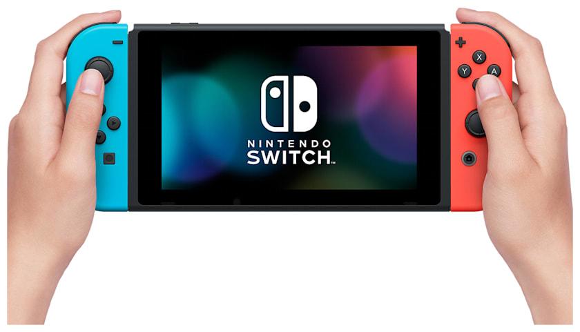 Nintendo Switch Console - Neon Blå/Rød + Nintendo Switch Sports