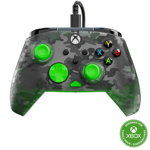 Turtle Beach Rematch Core Ghost Camo/Green – Xbox/PC – Ghost Camo/Green-controller med Xbox-logo