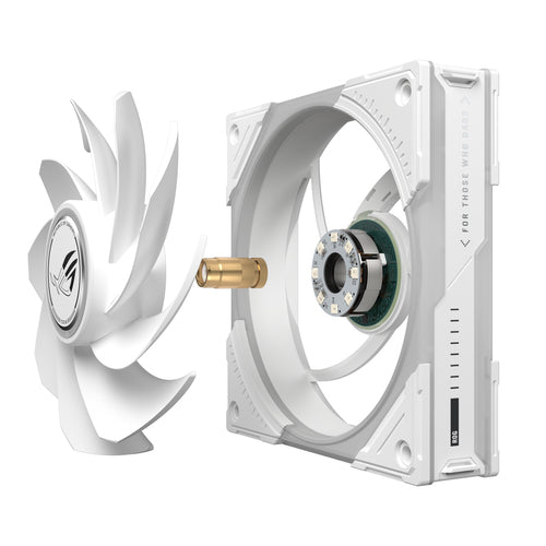 ASUS ROG Eurux GR120 ARGB Reverse – hvid 120 mm blæser, 1 stk. – produktbillede 14