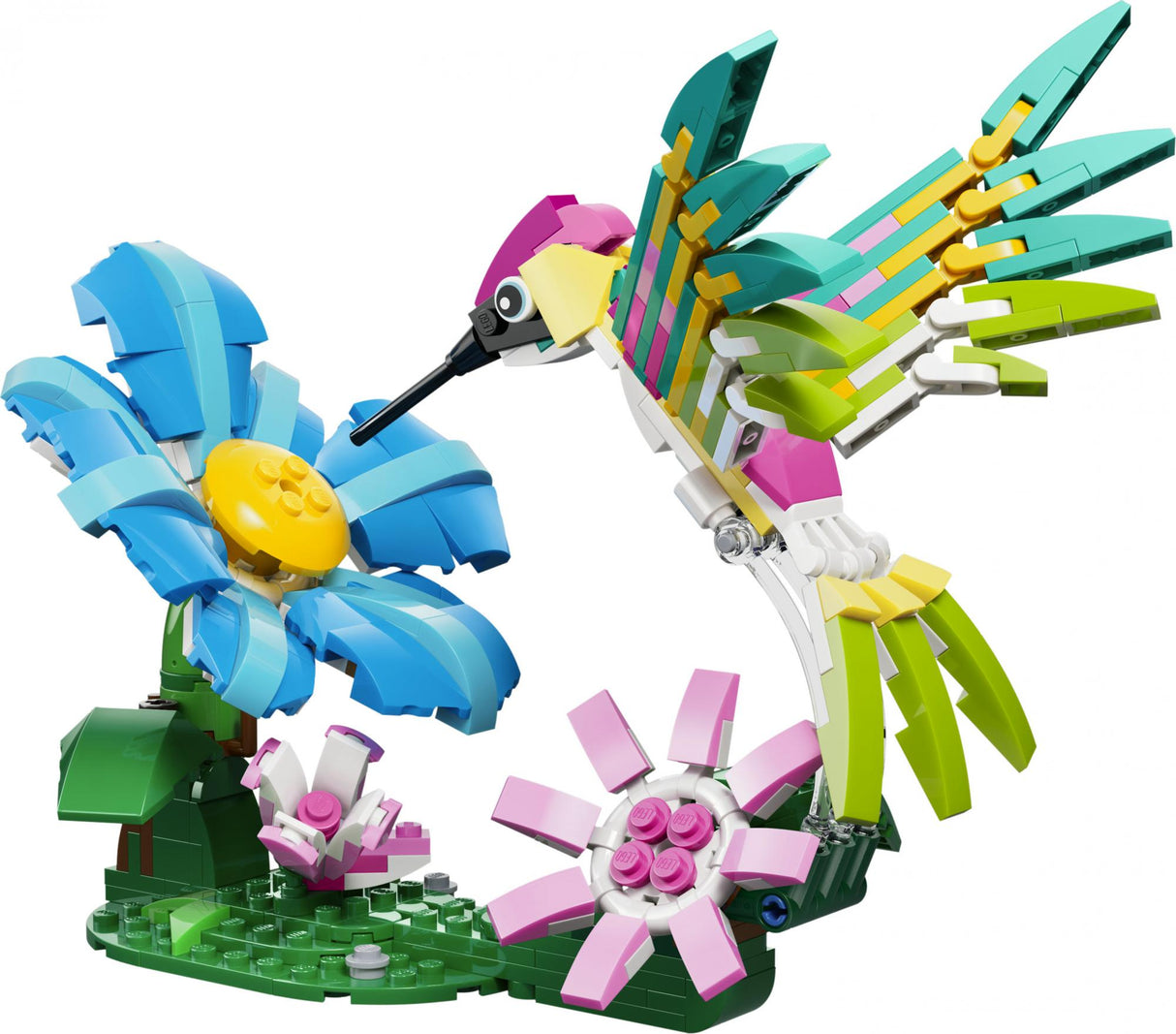 LEGO 31384 Creator 3-in-1 Wild Animals: Colorful Hummingbird, Construction Toy LEGO