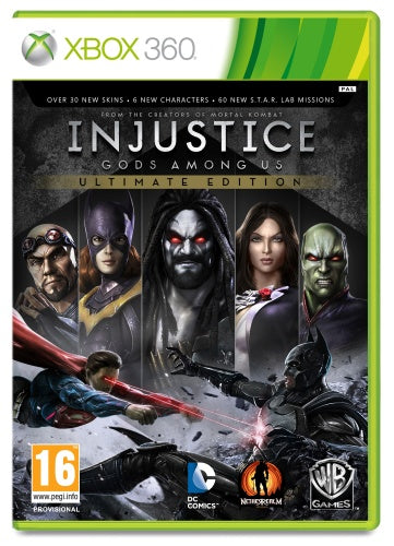 Injustice: Gods Among Us - Ultimate Edition – Xbox 360 – spilomslag