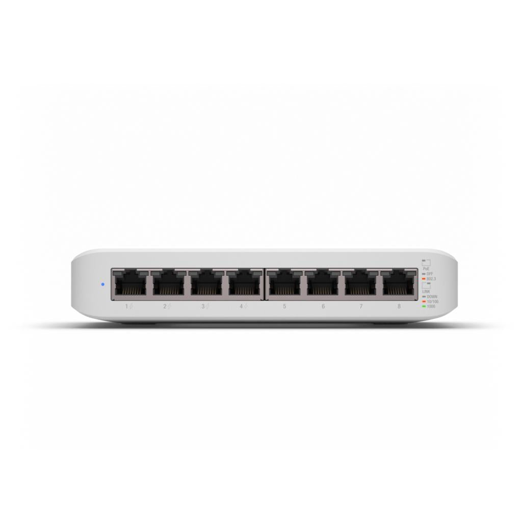 Ubiquiti USW-Lite-8-POE, Switch (white) Ubiquiti