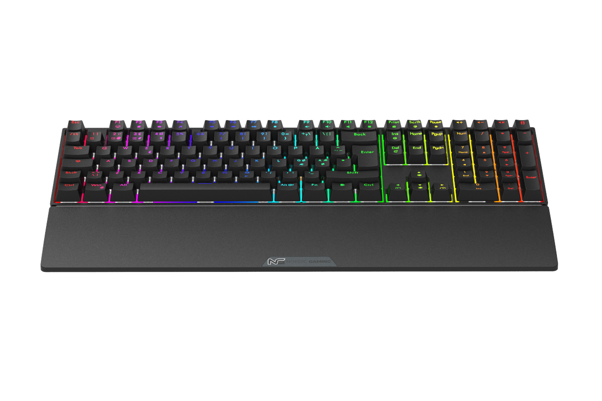 Nordic Gaming Operator Tastatur Mekanisk RGB/16,8 millioner farver