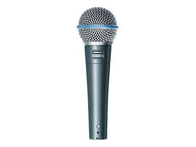 Shure Beta 58A mikrofonkabel superkardioid blå