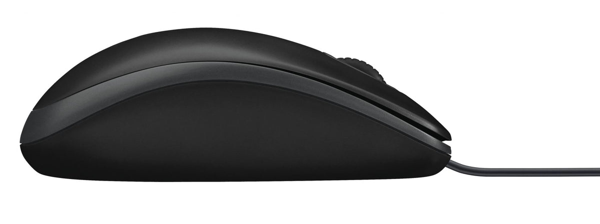 Logitech - B100 800dpi Optical High Quality Wired USB Mouse Logitech